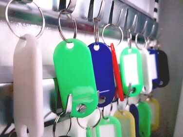 Сейф-скриня для ключів KNOXSAFE KEYLOCKER 1 на 30 ключів з брелоками, білий (28 x 30 x 10 см)