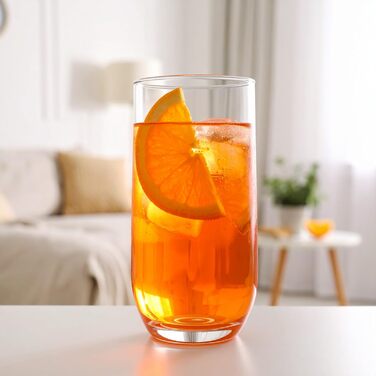 Набір склянок Glasmark KROSNO 1992 Longdrink 6 шт, 400 мл для води, коктейлів, високі склянки для віскі, придатні для мийки в посудомийній машині