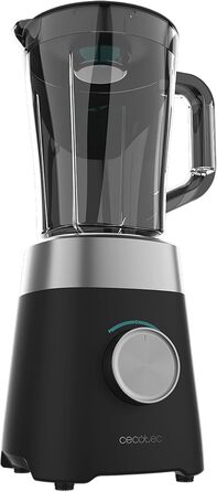 Cecotec Power Black Titanium 1300Max Stand Mixer - 1300W, 1.5L, 2 Speed, Titanium Blades, Pulse Function