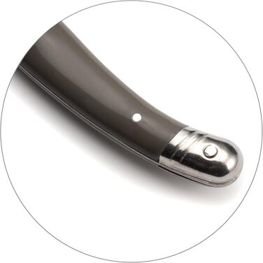 Набір столових приборів для стейку Lou Laguiole TRADITION (48 предметів) з нержавіючої сталі з кольоровими пластиковими ручками, на 12 осіб, перець