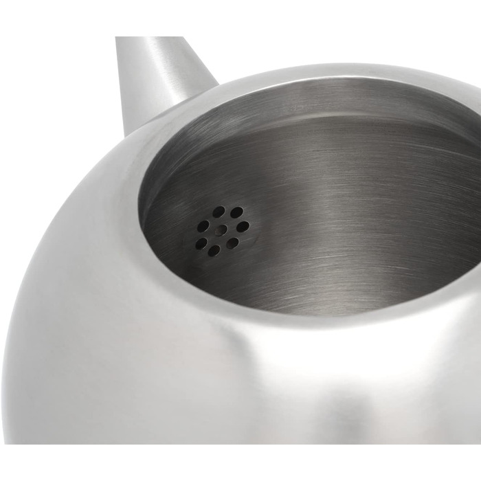 Bredemeijer small, round double-walled stainless steel teapot, 0.5 Liter