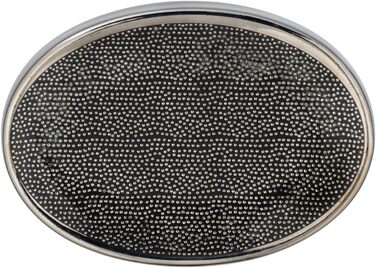 Підставка для мила WENKO Nuria, керамічна мильниця для зберігання мила, 12 x 3 x 8 см, антрацит