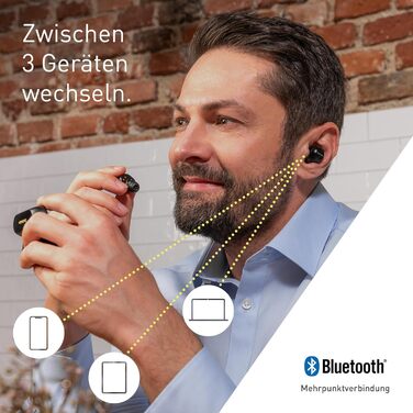 Technics EAH-AZ100E-S Бездротові навушники з активним шумозаглушенням, 10 мм драйвер, Multipoint Bluetooth, AI Voice Focus, срібного кольору