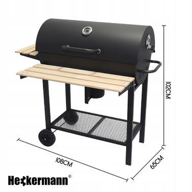 Вугільний гриль Heckermann 71 x 37 см