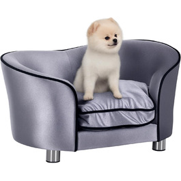 PawHut Софа для собак і котів, лежанка для тварин, диван для домашніх улюбленців