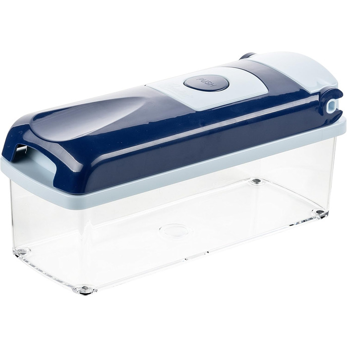 Genius Nicer Dicer Plus (18 частин) сапфірово-блакитного кольору - набір для нарізки овочів та фруктів (кубики, соломка, скибочки, смужки)