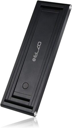 LED лампа настільна ELZO з регулюванням яскравості та складною ніжкою. Акумуляторна настільна лампа для офісу, дому та читання. Чорний колір.