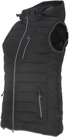 Жіноча степна жилетка Blue Wave Nathalie знімною капюшоном, меланжевий колір (46, антрацит)