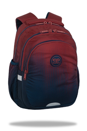 Багатовідсінковий шкільний рюкзак CoolPack, 21 л (червоний, синій)
