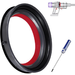 Електричний насадка для миття підлоги Dyson V12 Detect Slim / V10 Slim, з вологою тканиною та знімним баком для води, 6 змінних моп та контейнер для пилу (V10)