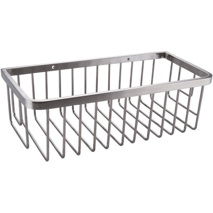 Konhard CS004 Rectangular Storage Stainless Steel Shower Caddy Brushed Shower Shelves SUS304 Stainless Steel Rustproof