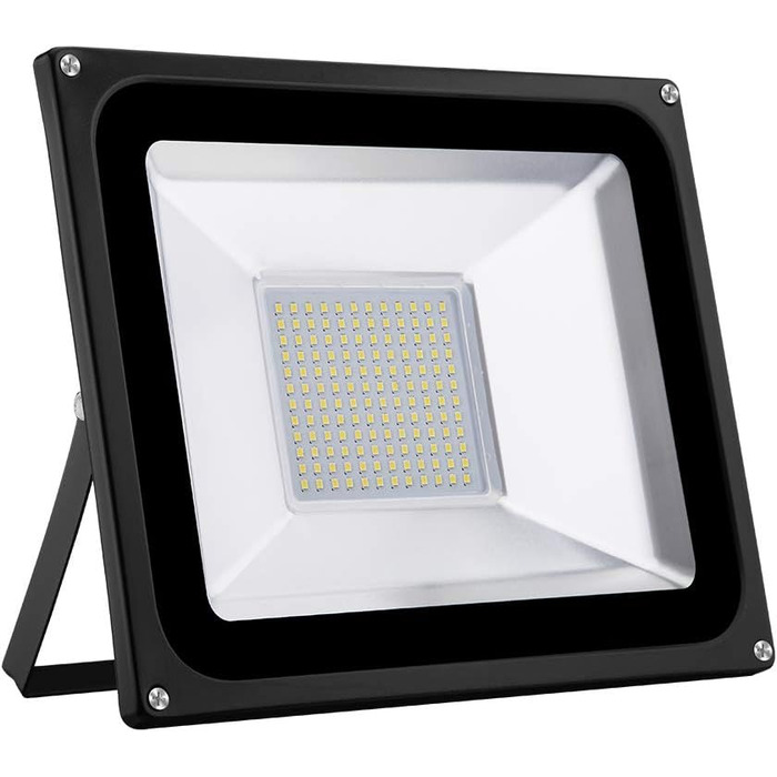 LED Floodlight Outdoor | Outdoor Floodlight | LED Spotlight Floodlight Floodlight Outdoor Spotlight Cool White | Super Bright 10000LM 6000K Cool White IP65 Waterproof Floodlight Wall Light for Garden Sports Field (100W, Warm White)