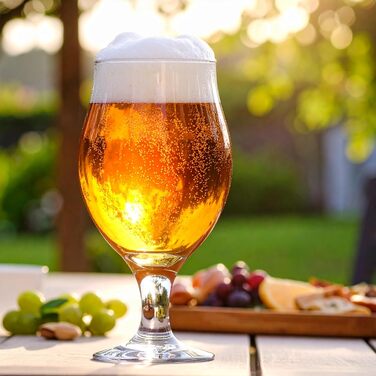 Набір келихів для пива KROSNO 1992, 6 шт., 500 мл - келихи для пива, стаута, коктейлів, сумісні з посудомийною машиною