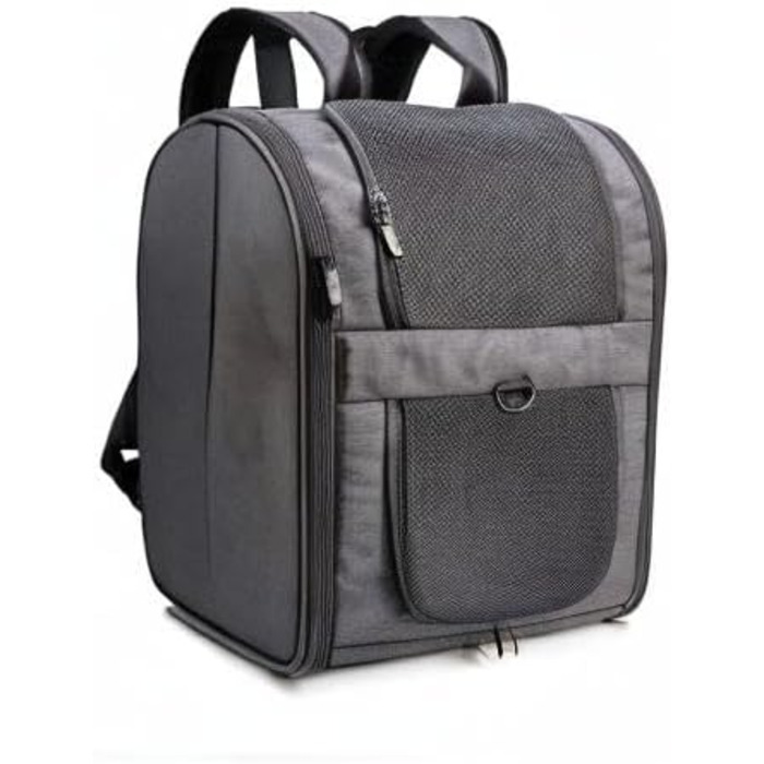 Рюкзак для собак та котів Apollo Walker - зручний та дихаючий, для малих тварин (2-15 кг), чорний