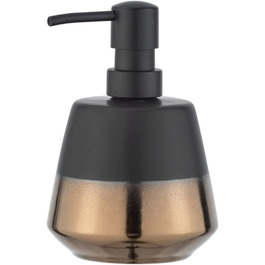 Дозатор для мила WENKO Brandol, керамічний, 450 мл, чорний/мідний