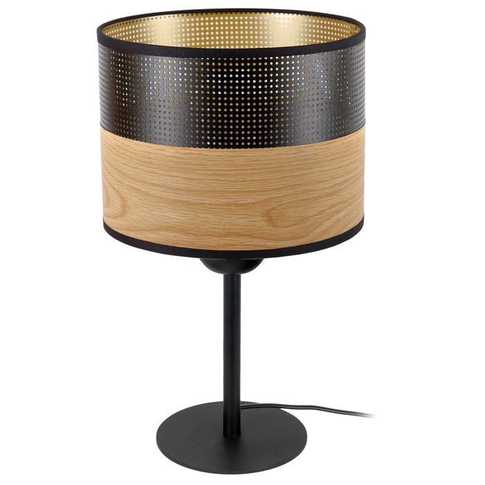 Стильна настільна нічна лампа з абажуром, сучасний лофт, LED