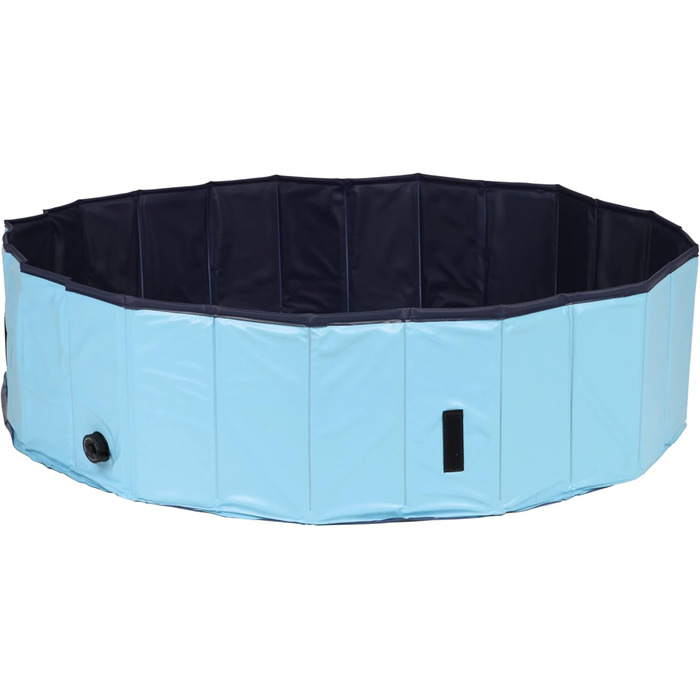 Trixie 39482 Dog Pool, ø 120 x 30 cm, turquoise/gray