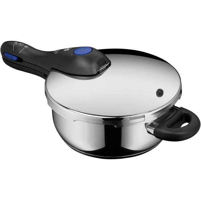 Швидковарка WMF Perfect Plus One Pot Induktion 4,5л з функцією приготування на пару, Cromargan® нержавіюча сталь, 2 рівні приготування