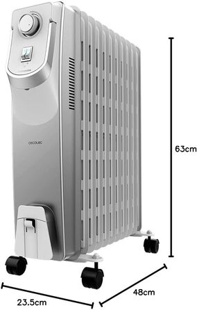 Масляний радіатор Cecotec ReadyWarm 11000 Space 360º Black - 2500 Вт, 11 секцій, 3 режими, 28 м²