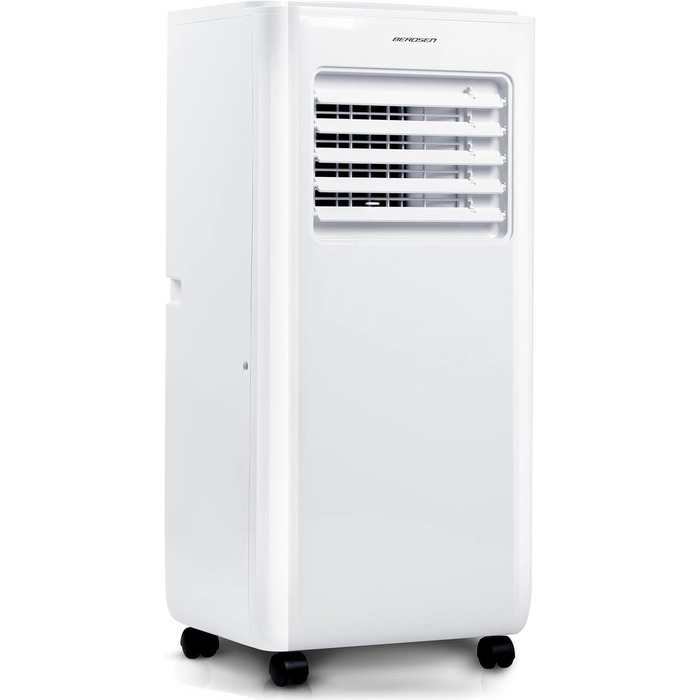 Мобільний кондиціонер Berdsen 5-в-1 10000 BTU: охолодження, осушення, вентиляція, авто- та нічний режими, керування Tuya Smart App, енергоефективний