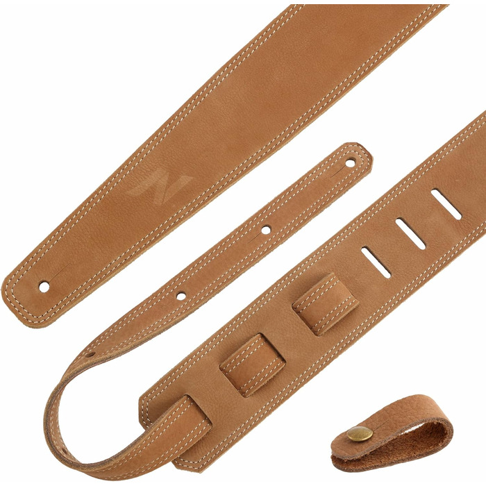 Накладка для гітари Nefelibata з повного нубуку, 76 см, з підкладкою з піни та петлею для кабелю, для акустичної, бас та електрогітари - Хакі