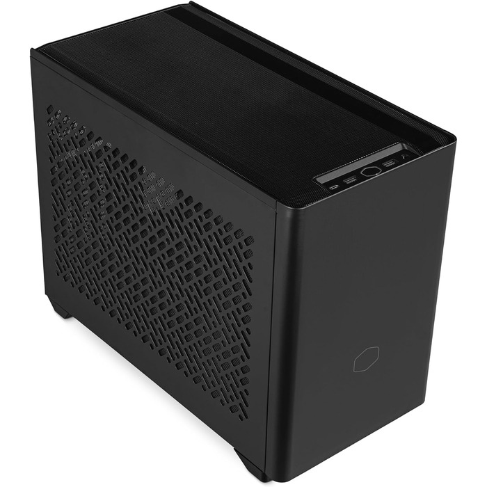Корпус Mini-ITX Cooler Master NR200P V2 білий: скло, вертикальне розташування GPU, PCIe 4.0, USB 3.2 Gen 2x2, 120 мм вентилятор