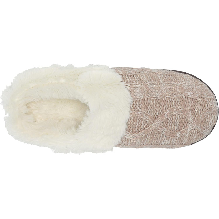 Жіночі капці-клоги MUK LUKS Suzanne, колір слонова кістка (Feenstaub), розмір Small