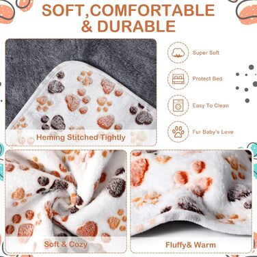 М'яка ковдра для морських свинок Namalu: водонепроникна, з флісу, 60 x 40 см, для собак та інших дрібних тварин