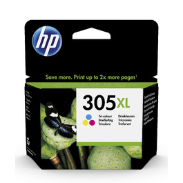 Оригінальний кольоровий картридж HP 305XL для принтера, підвищена ємність