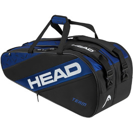 HEAD Team Racquet Bag L - Blau/Schwarz (Blue/Black) - Tennis Bag for Players
