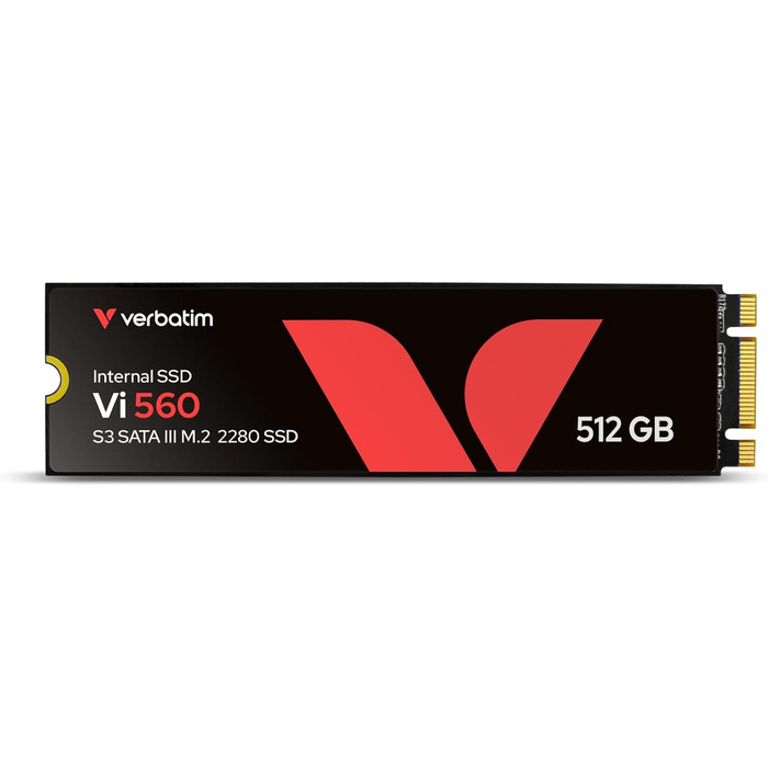 SSD Verbatim Vi560 S3 512GB SATA III M.2 2280 - Внутрішній SSD накопичувач для ноутбука та ультрабука