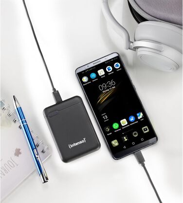 Powerbank Intenso Powerbank XS 5000mAh чорний – зовнішній акумулятор для смартфона, планшета, MP3-плеєра, цифрової камери