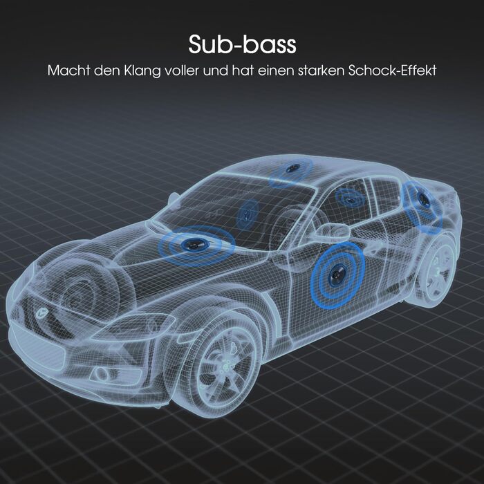 Автомобільна магнітола Bluetooth 5.0, FM/AM, 7 кольорів підсвічування, 1 DIN, стерео з 2 USB, AUX, MP3, підтримка iOS та Android, збереження 30 радіостанцій