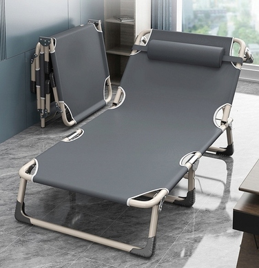 Розкладне ліжко R70, 190 см x 75 см, сіре
