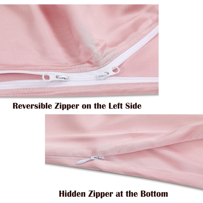 Cozysilk Tencel Lyocell Sleeping Bag Liner with Zipper – 100% Austrian Lenzing AG Tencel – soft, silky, smooth sleeping bag for adults – travel towel for hotel/backpacking travel, includes a pure silk sleep mask.