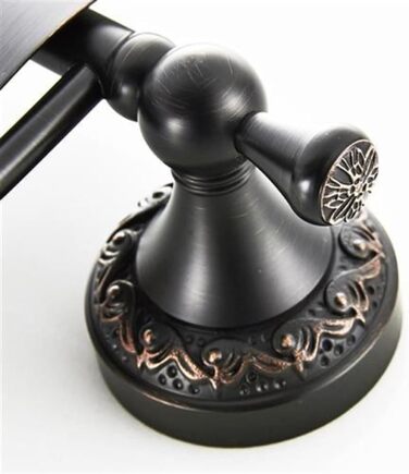 Тримач туалетного паперу вінтажний з латуні з кришкою, настінний, для ванної кімнати, бронзовий (олійна обробка)