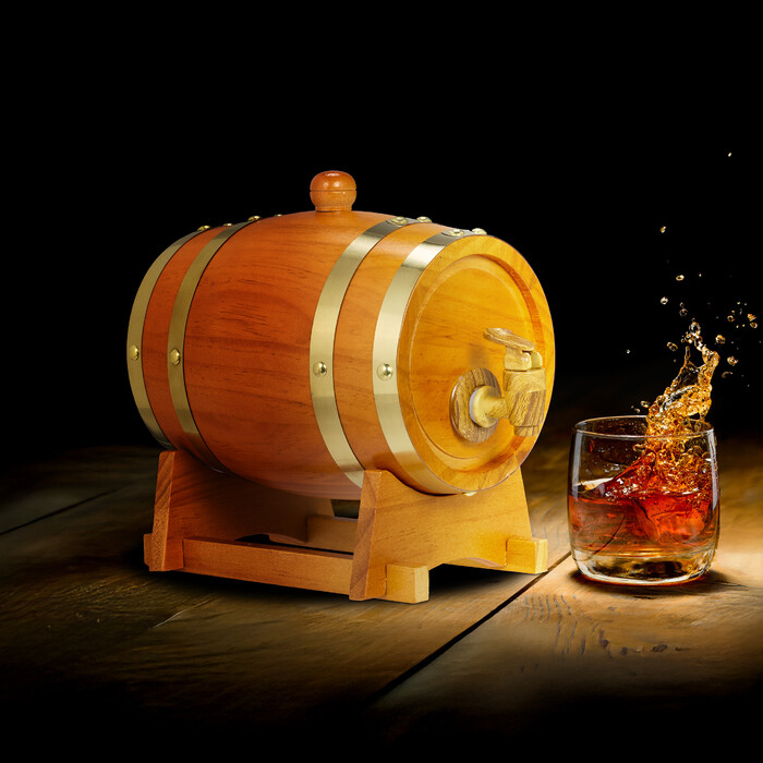 Віскі Relaxdays Barrel Wood 1,25 літра