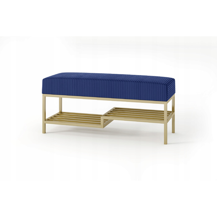 Оббита лавка Dominat без сховна, 80 x 45 x 35 см, багатоколірна