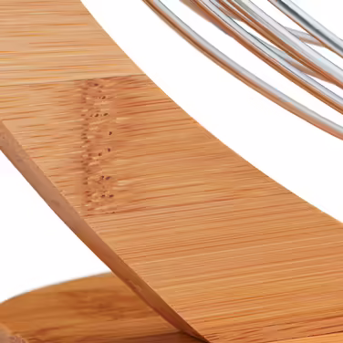 Relaxdays Bamboo and Stainless Steel Hammock