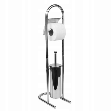 Набір аксесуарів для ванної кімнати Artgos, нержавіюча сталь, сірий глянцевий