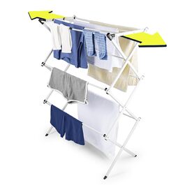 Сушарка для білизни EASYmaxx Wandwäschetrockner 400 - настінна, розтягувана, 80x40x10.5 см, 4 м довжини сушіння. Підходить для внутрішнього та зовнішнього використання.