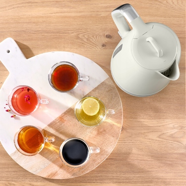Електричний чайник Tefal KO355AE0, 2400 Вт, 1,7 л, бежевий