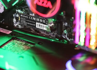 Verbatim Vi3000 NVMe SSD 1 TB: Швидкий M.2 SSD для ПК та ноутбука, PCIe Gen 3, 3.100 MB/s