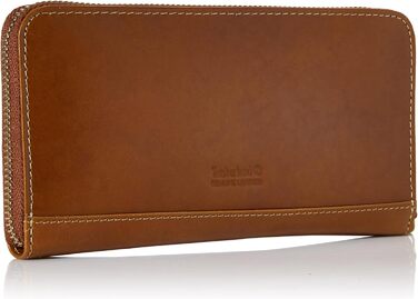 Timberland Women's Leather RFID Zip Around Wallet Clutch with Wristlet Strap