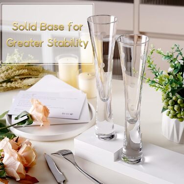 Набір 2 шт. келихів для шампанського 145мл, келихи з кришталю, келихи для ігристі вина, ручної роботи, прозорі лікерні келихи (з пінопластовою упаковкою)