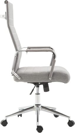 Офісне крісло Kolumbus: ергономічний крісло для офісу та дому, комфортне для тривалої роботи, міцне та довговічне, сірий колір