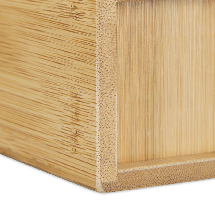 Relaxdays Bamboo Toothbrush Holder
