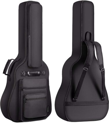 Чохол для гітари Gig Bag Cahaya: водонепроникний, з кишенями для аксесуарів та підставка для нот, 40/41 дюйм