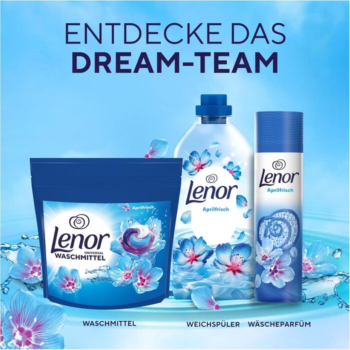 Капсули для прання Lenor Pods Aprilfrisch, аромат весняної свіжості, 100 прань