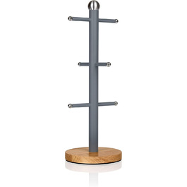Swan Nordic Cup Holder, Carbon Steel, White, (H38 x W15 x D15cm, Grey)